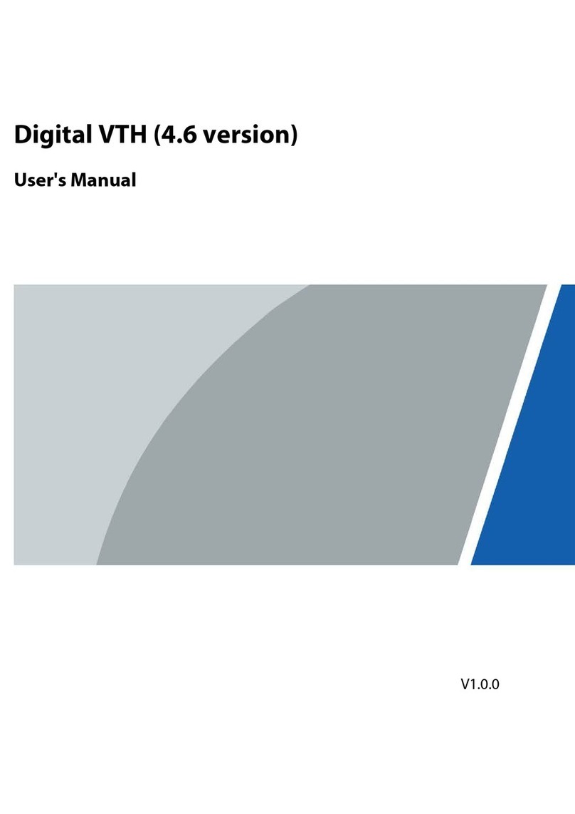 Dahua Technology VTH2421F Series user manual