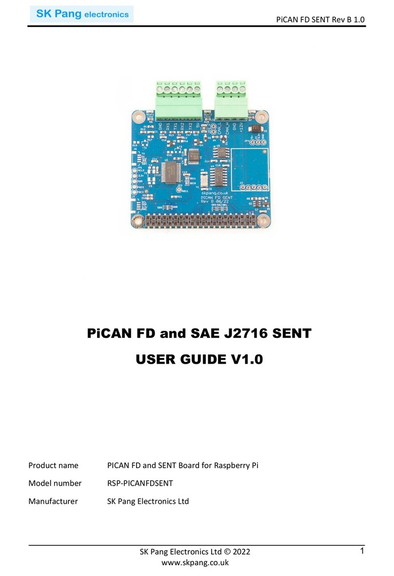 SK Pang Electronics PiCAN FD user guide SK Pang Electronics PiCAN FD user guide
