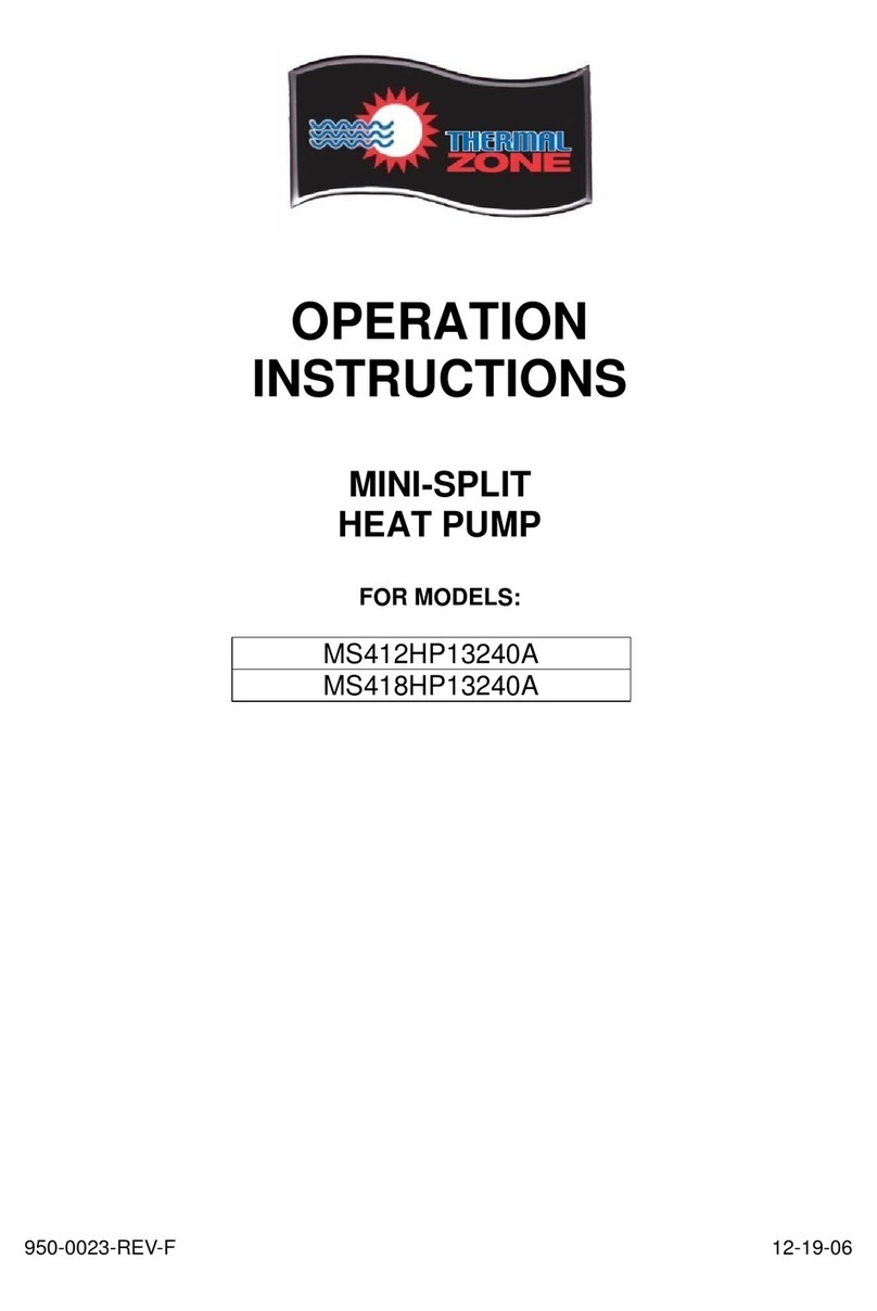 Thermal Zone MS412HP13240A Operation instructions Thermal Zone MS412HP13240A Operation instructions