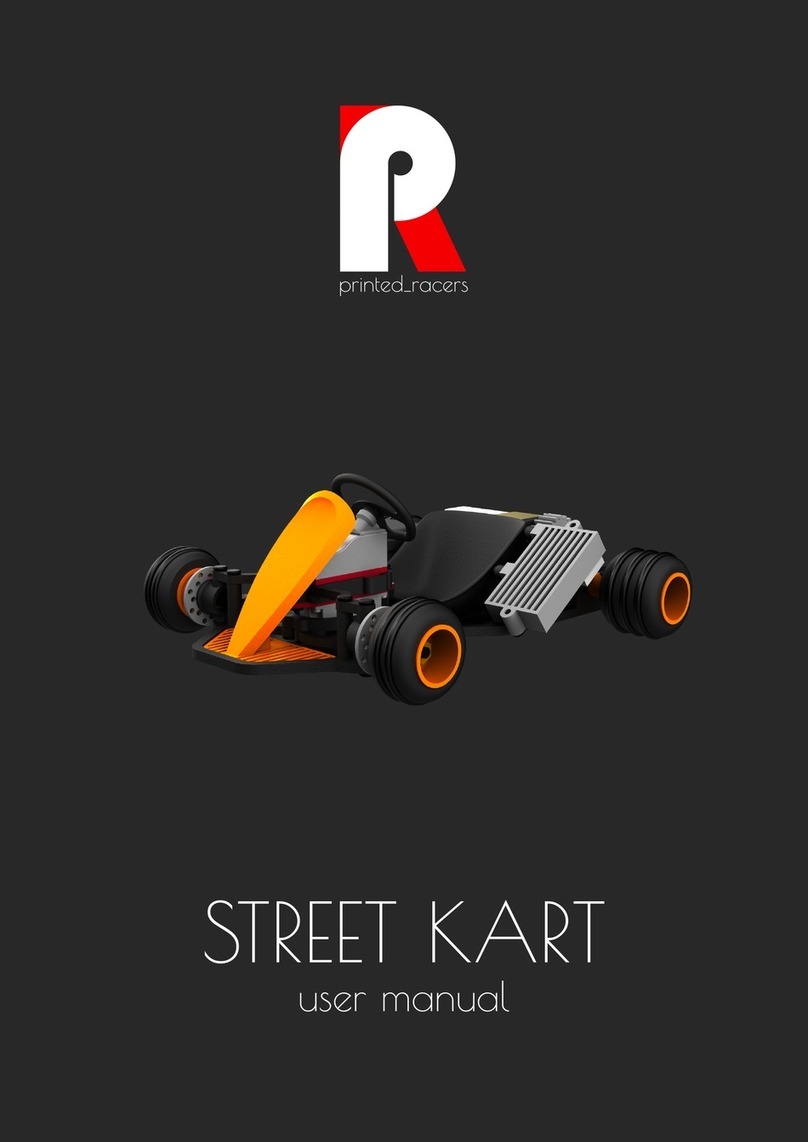3D LabPrint Printed Racers Street Kart user manual