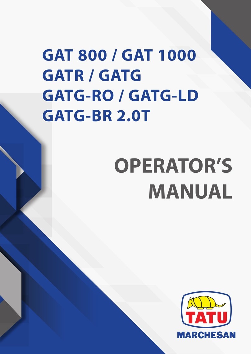 Tatu Marchesan GAT 800 User manual