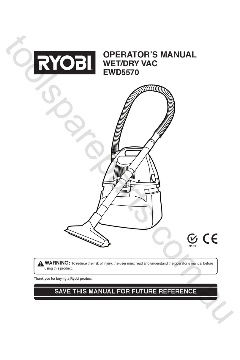 Ryobi EWD5570 Operator's manual