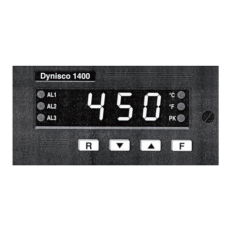 Dynisco 1400 User manual