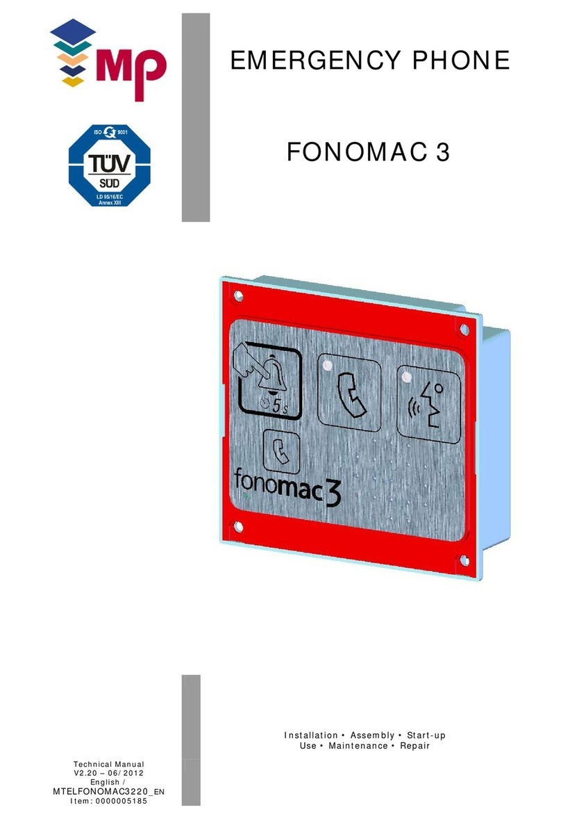 MP FONOMAC 3 User manual
