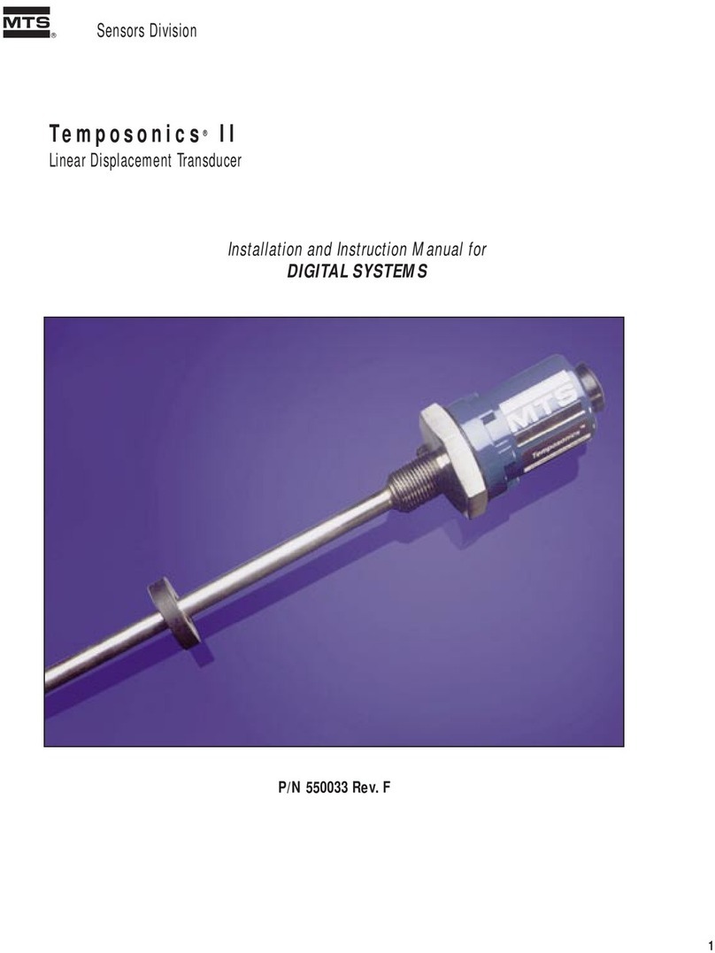 MTS Systems Temposonics II LDT Quick guide