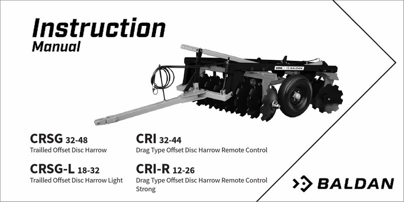 Baldan CRSG 32 instruction manual