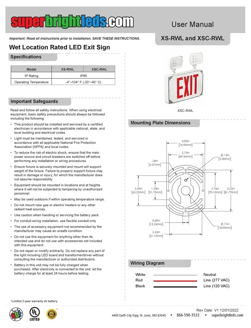 SBL XS-RWL user manual