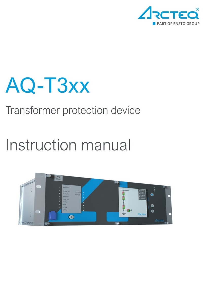 ensto Arcteq AQ-T3 Series instruction manual