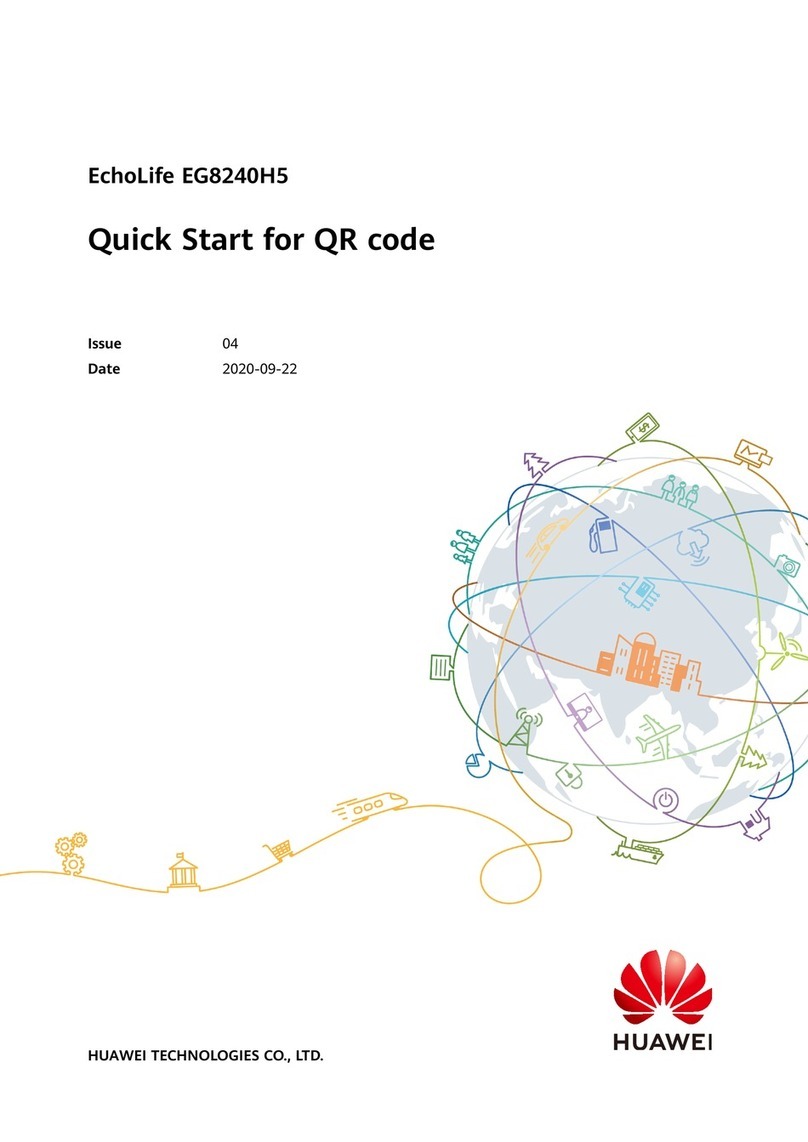Huawei EchoLife EG8240H5 quick start