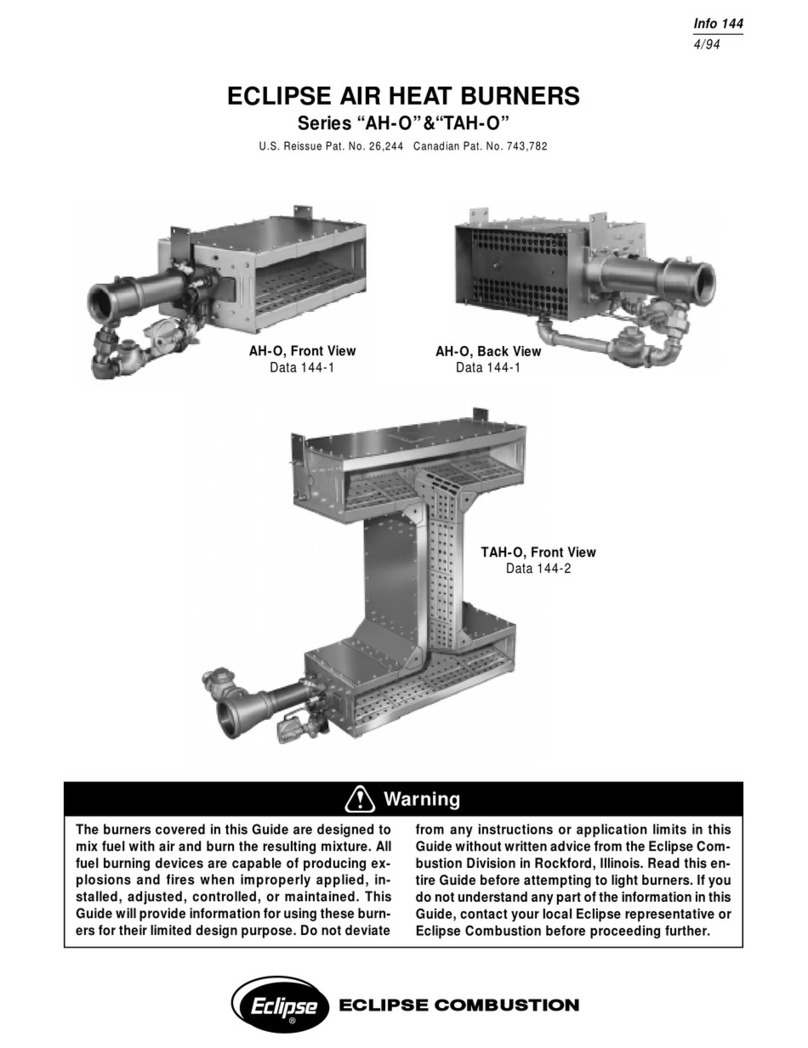Eclipse Combustion AH-O Series User manual