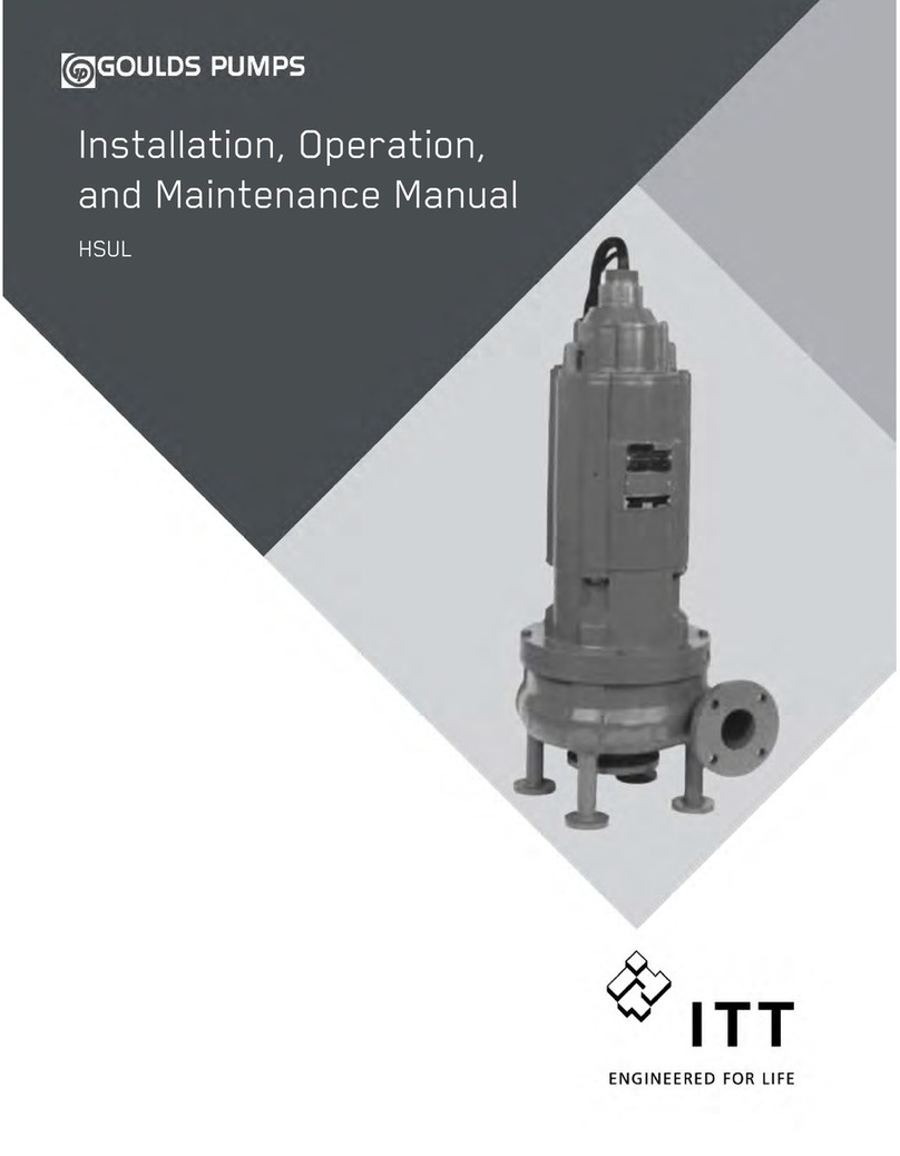 ITT Goulds Pumps HSUL User manual ITT Goulds Pumps HSUL User manual