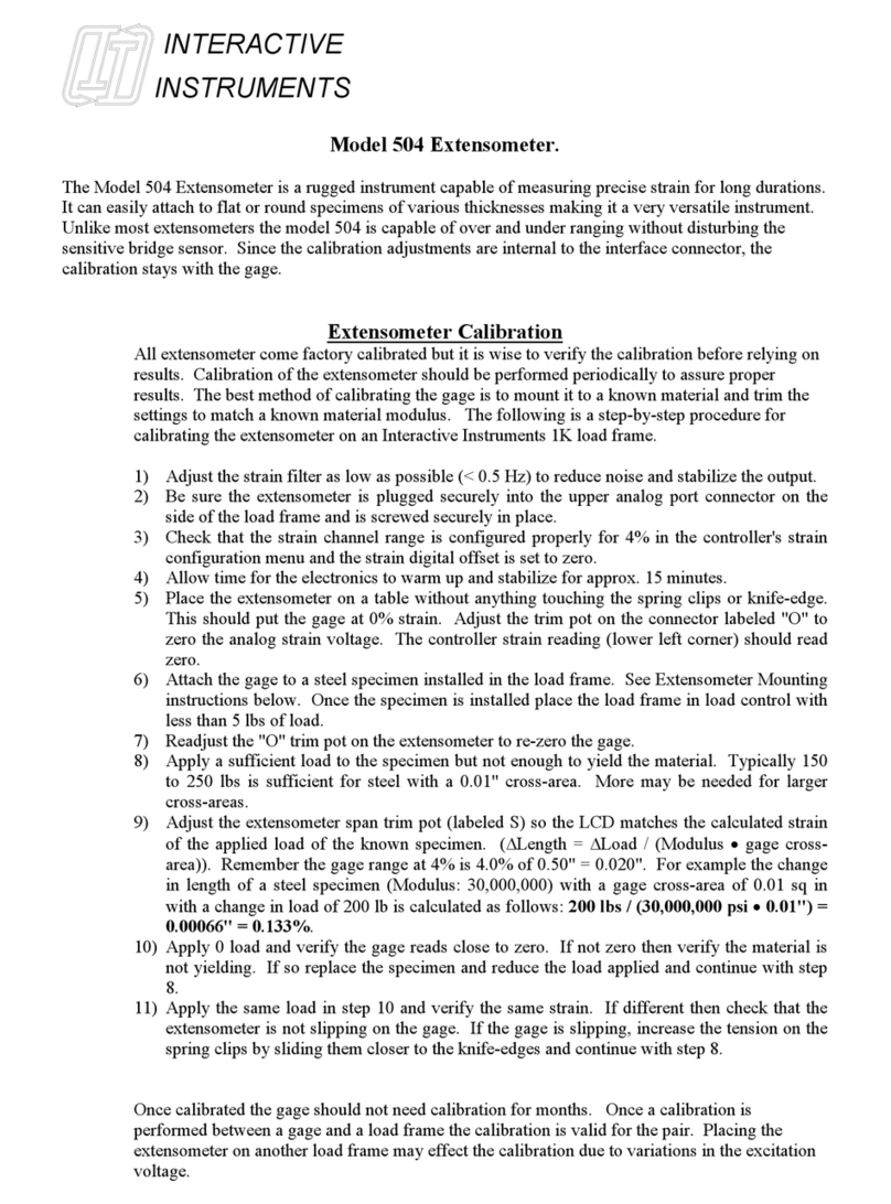Interactive Instruments 504 manual