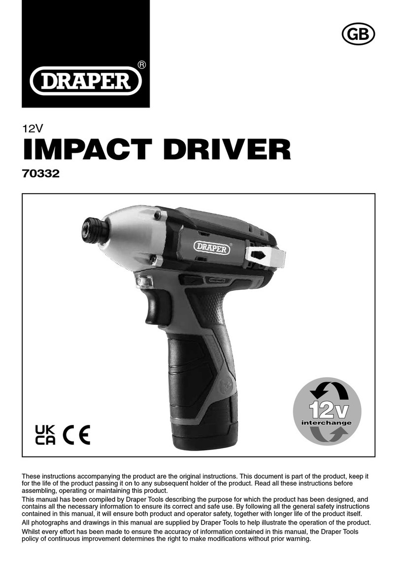 Draper 70332 User manual