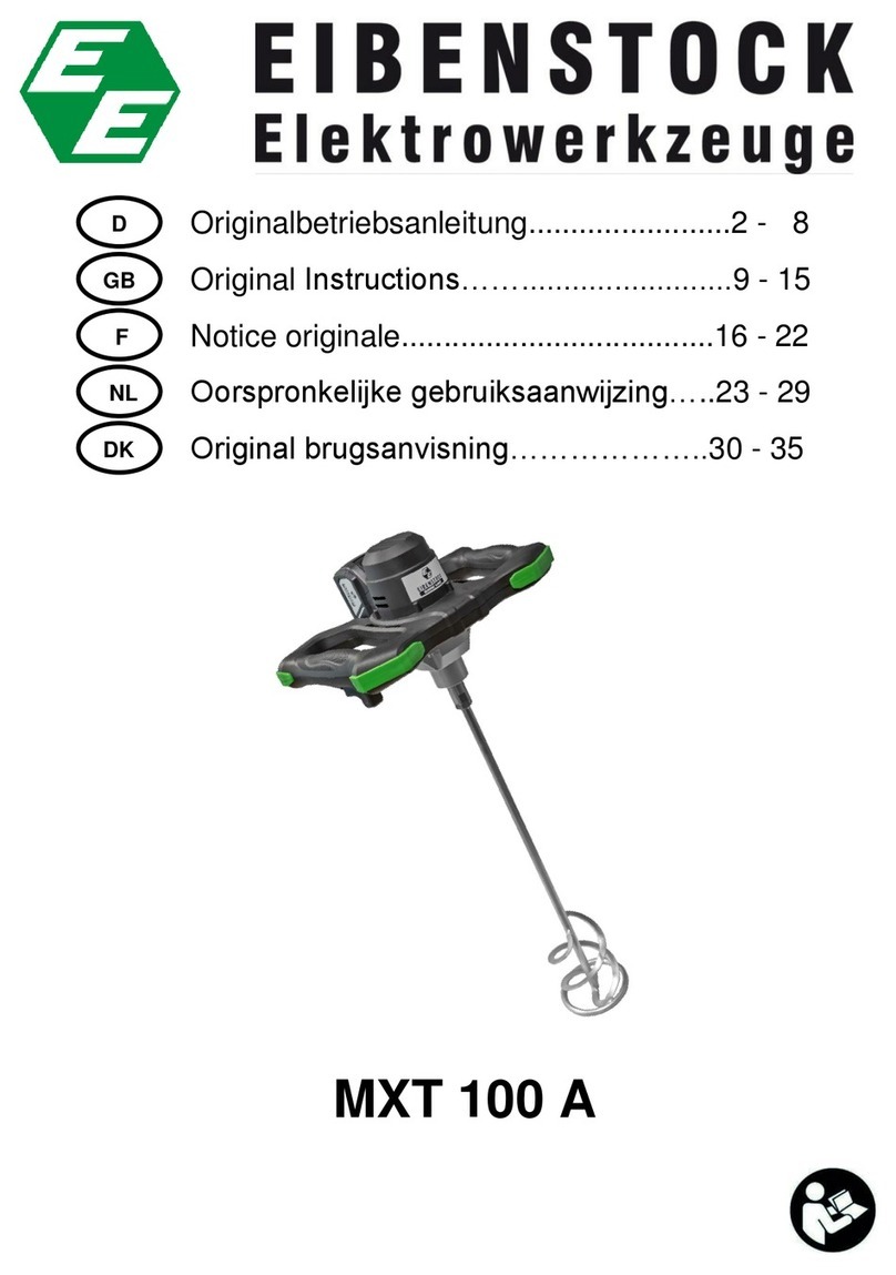 EIBENSTOCK MXT 100 A User manual