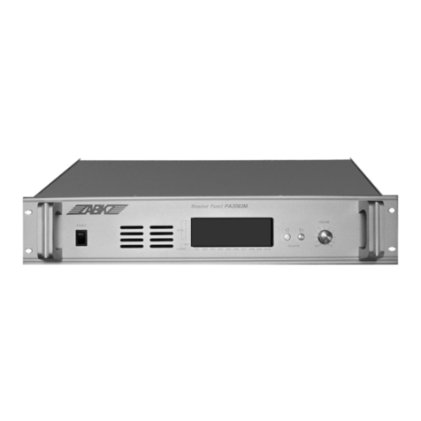 ABK PA-2083M User manual