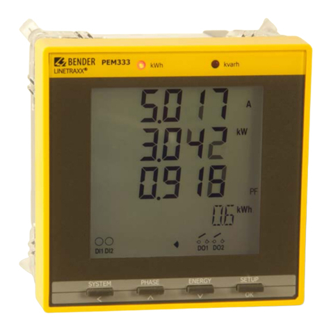 Bender PEM330 quick start