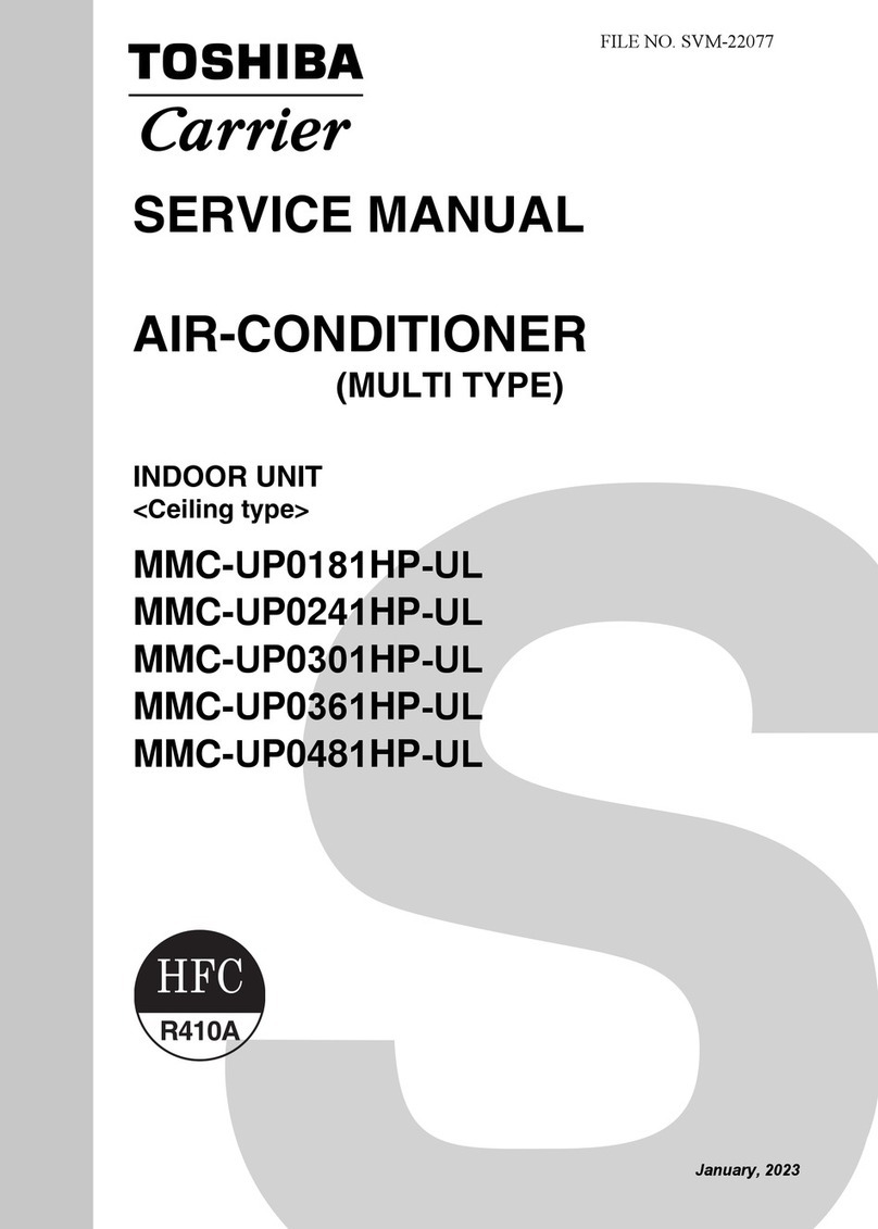 Toshiba MMC-UP0181HP-UL User manual