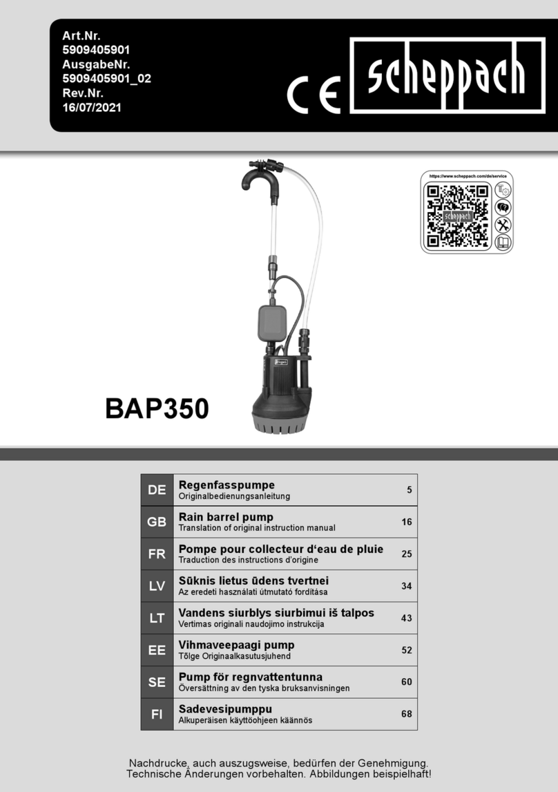 Scheppach BAP350 Instructions for use