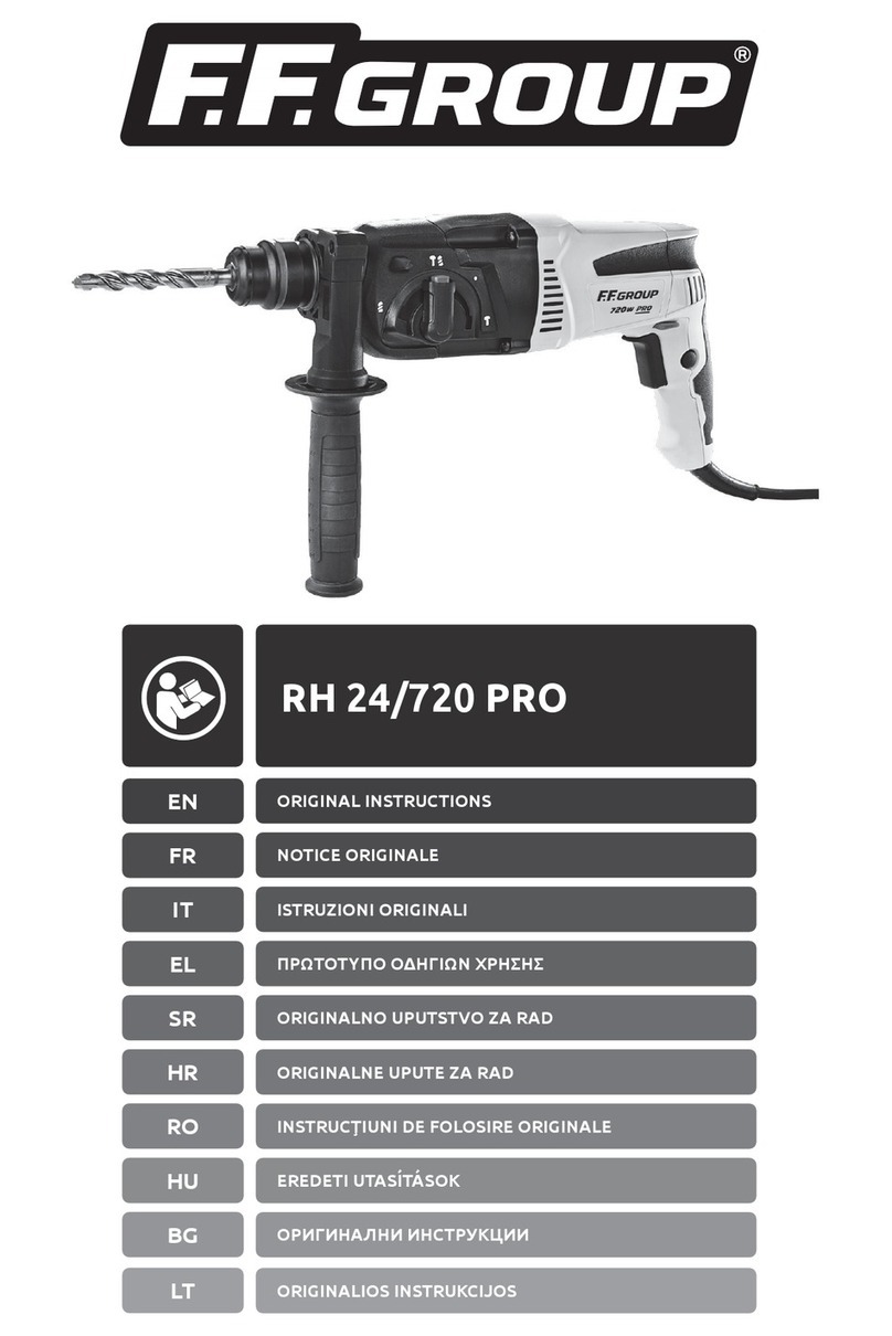 F.F. Group RH 24/720 PRO Original instructions