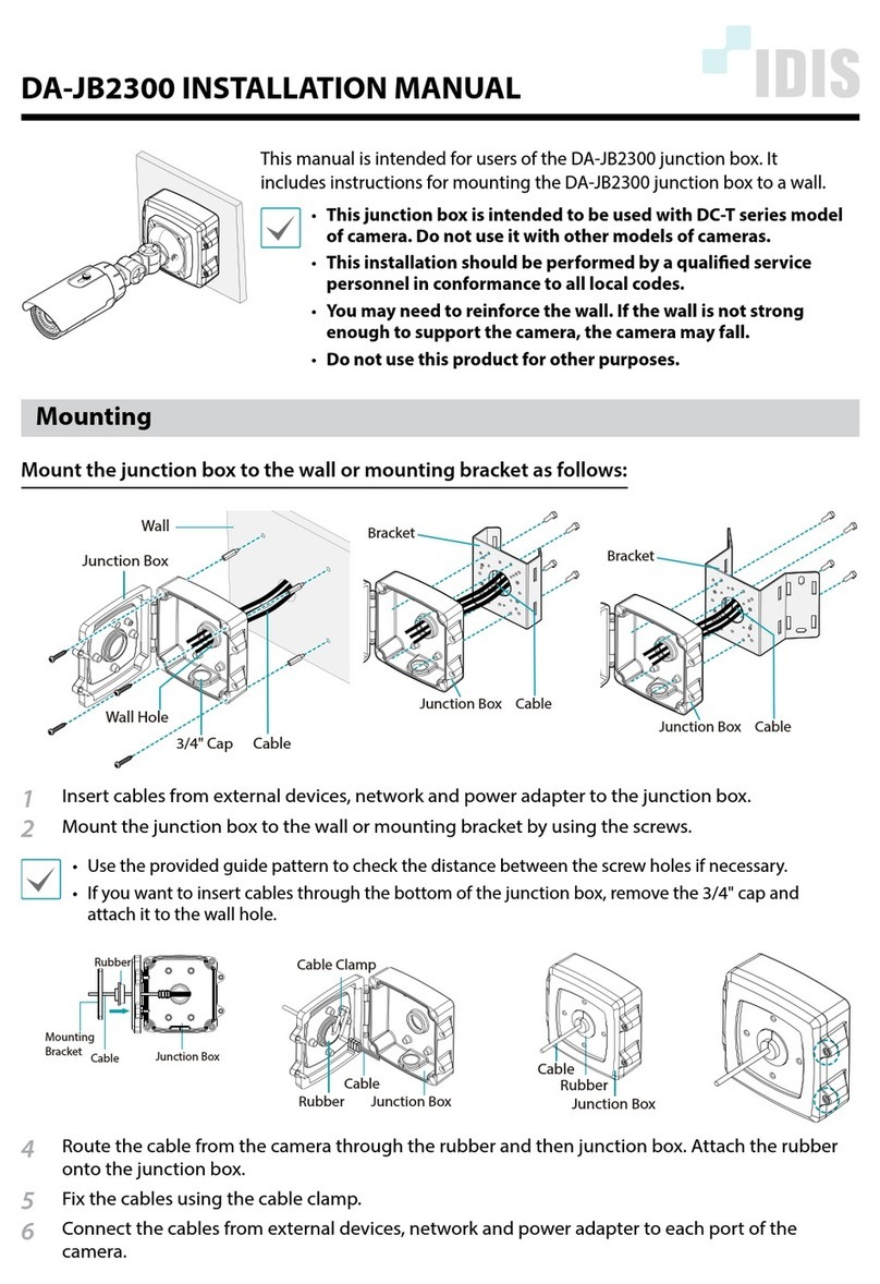 Idis DA-JB2300 User manual