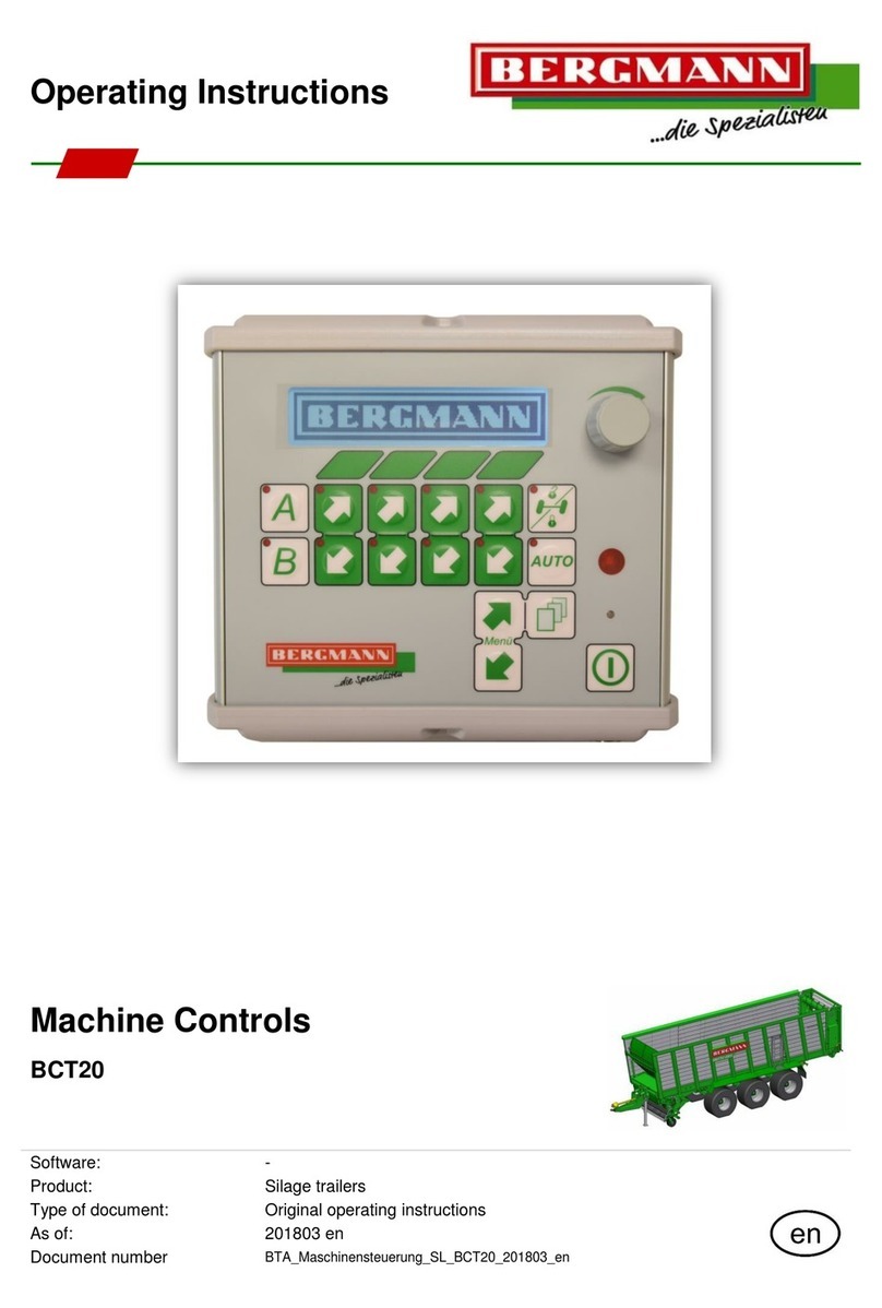 bergmann BCT20 operating instructions