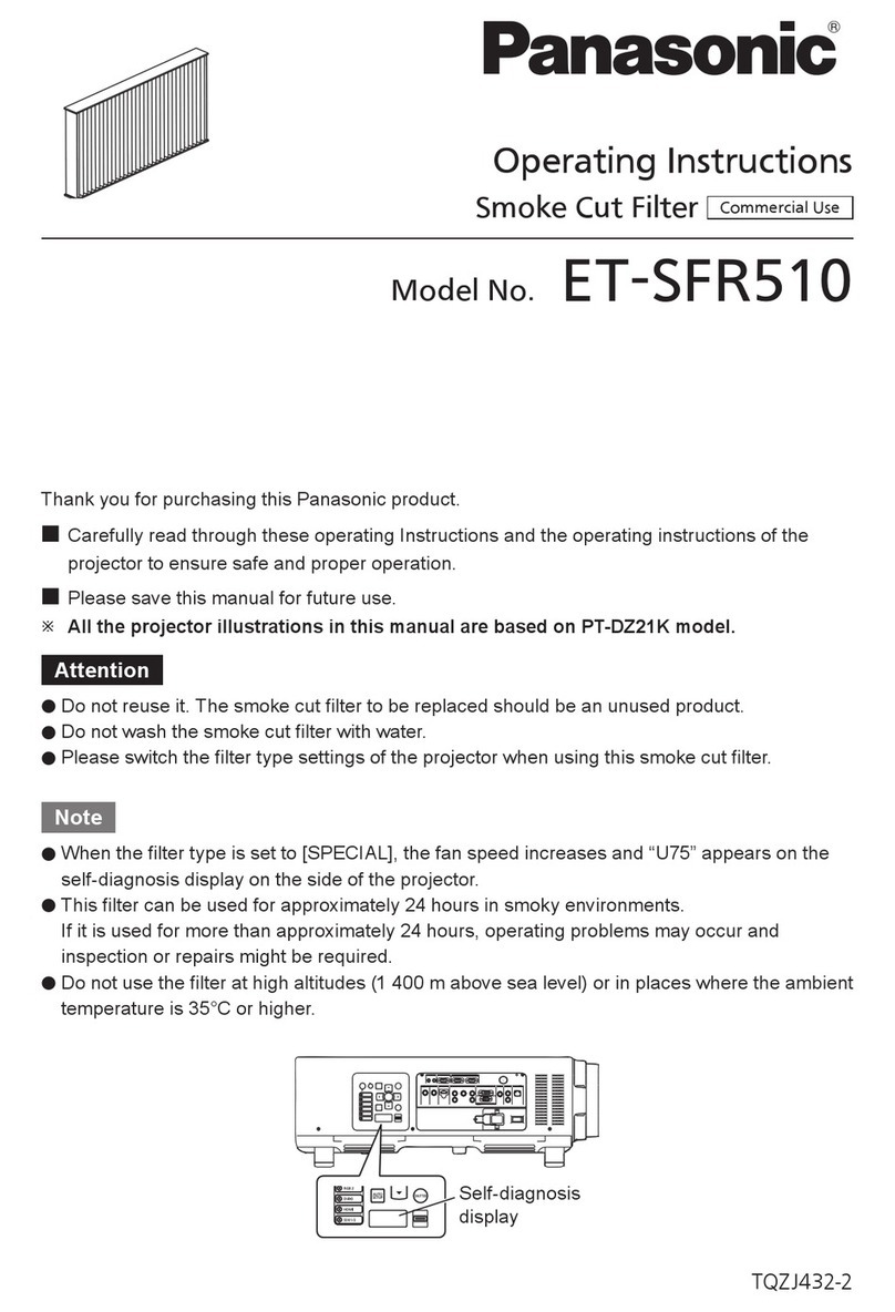 Panasonic ET-SFR510 User manual Panasonic ET-SFR510 User manual