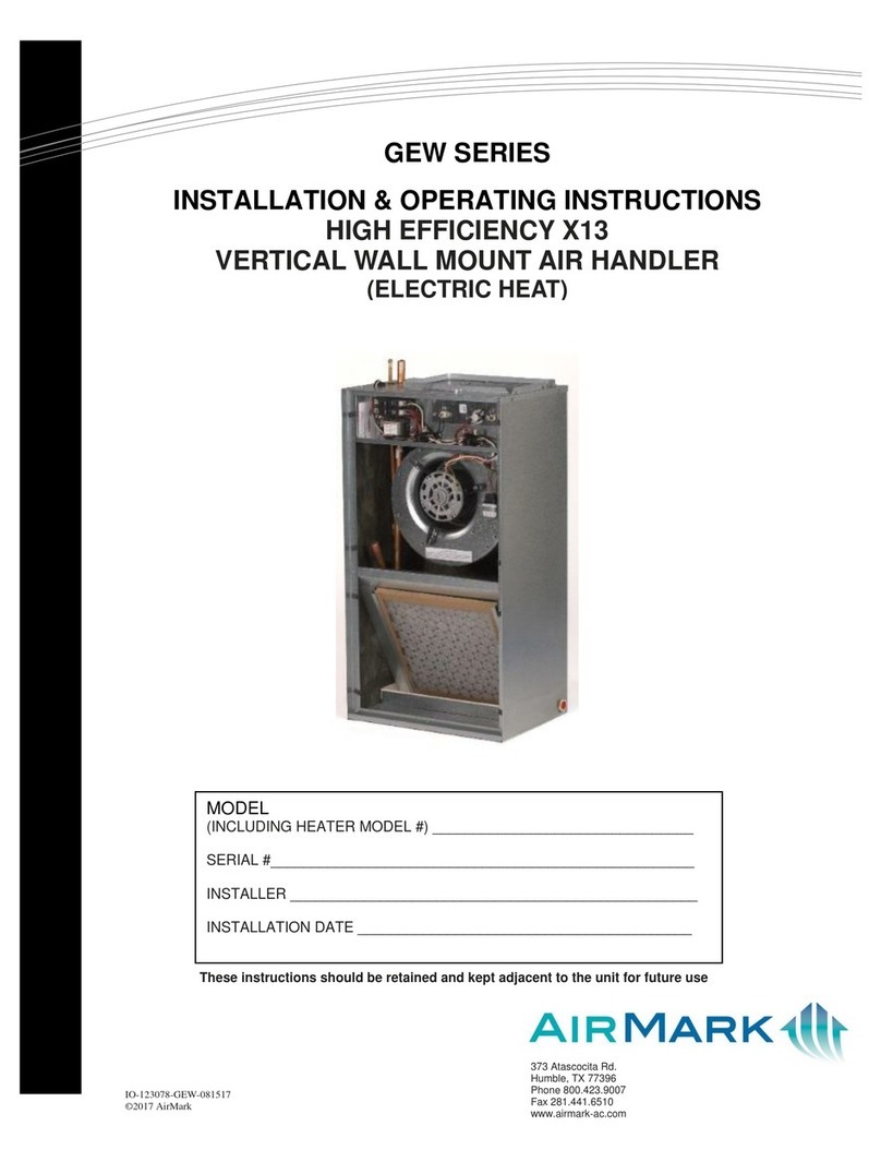 Airmark GEW Series Installation & operating instructions