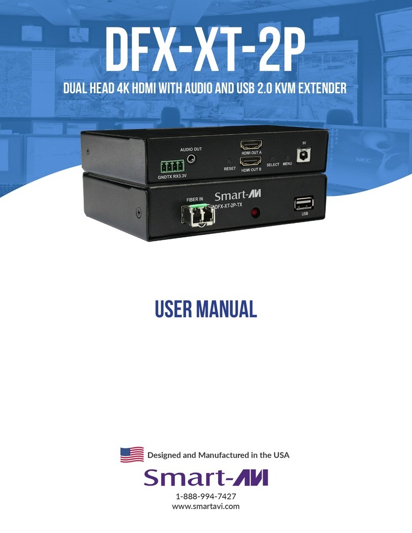 SMART-AVI DFX-XT-2P User manual