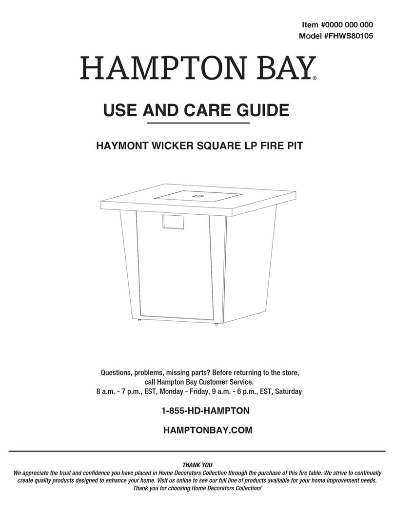 HAMPTON BAY HAYMONT FHWS80105 User manual