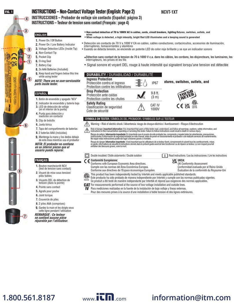 Klein Tools NCVT-1XT instructions