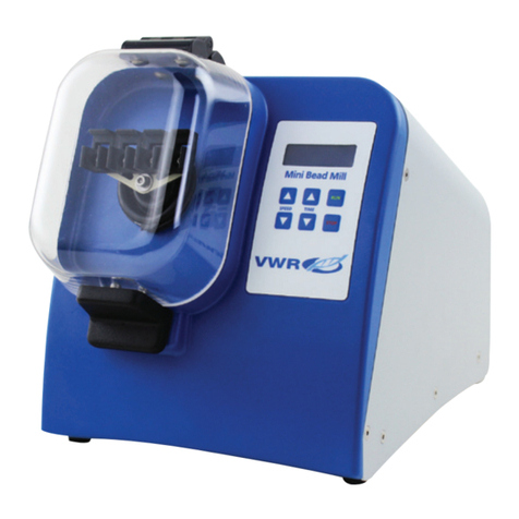 VWR Mini Bead Mill User manual