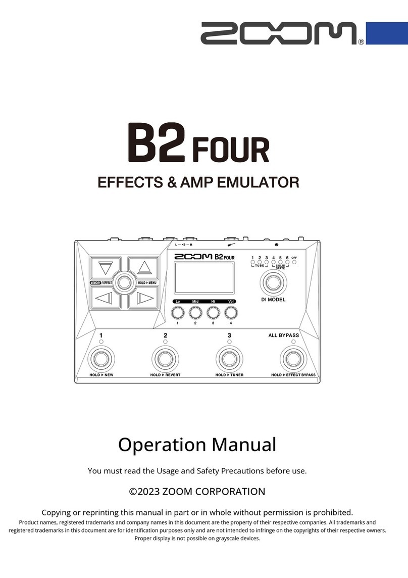 Zoom B2FOUR User manual