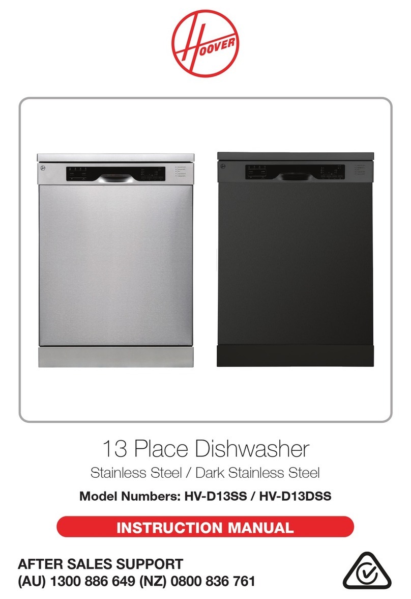 Hoover HV-D13SS instruction manual