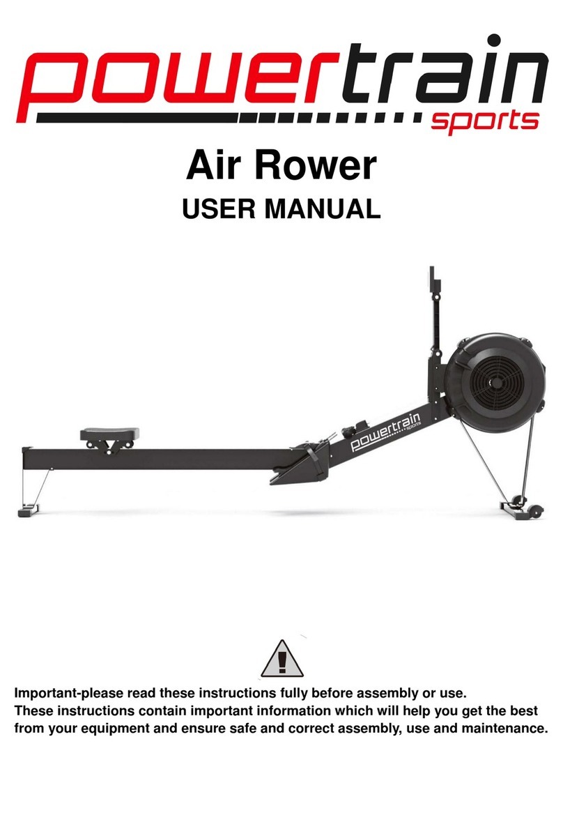 Powertrain Air Rower user manual