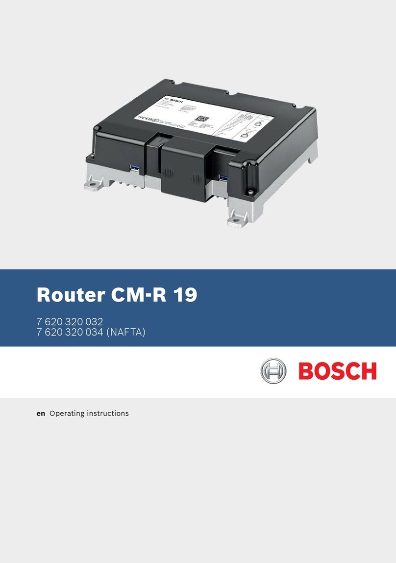 Bosch CM-R 19 User manual
