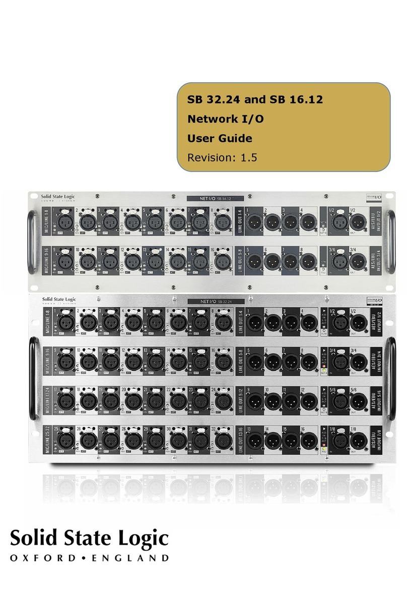 Solid State Logic SB 32.24 user guide