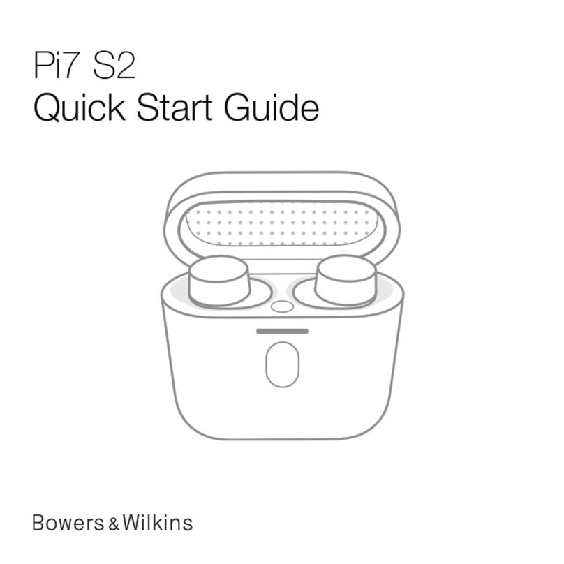 Bowers & Wilkins Pi7 S2 User manual Bowers & Wilkins Pi7 S2 User manual