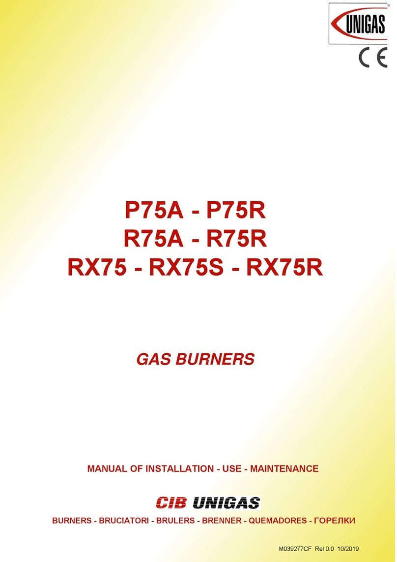 Unigas P75A Operating manual