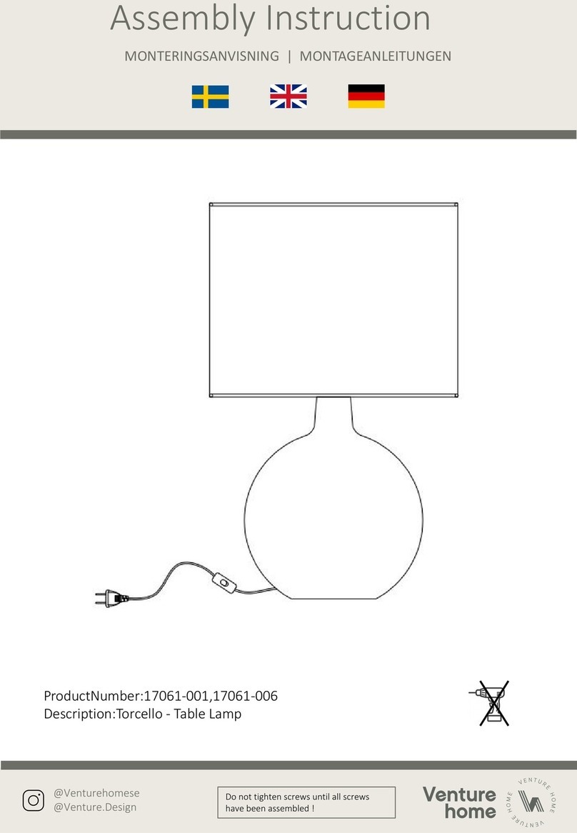 venture 17061-001 Assembly instruction