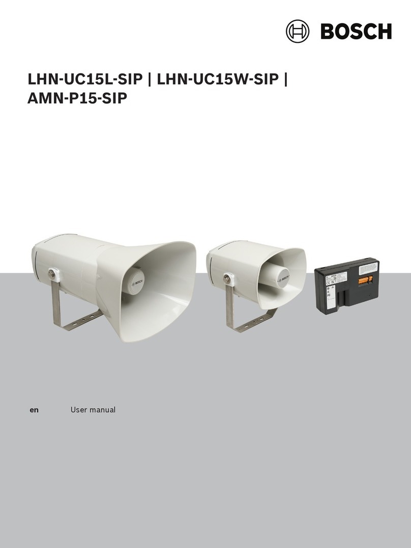 Bosch LHN-UC15L-SIP User manual