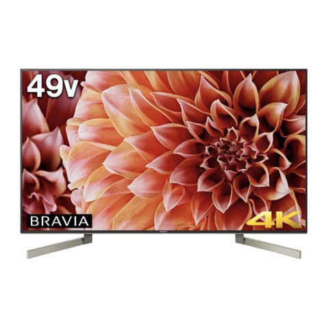 Sony KD-49X9 F Series User manual