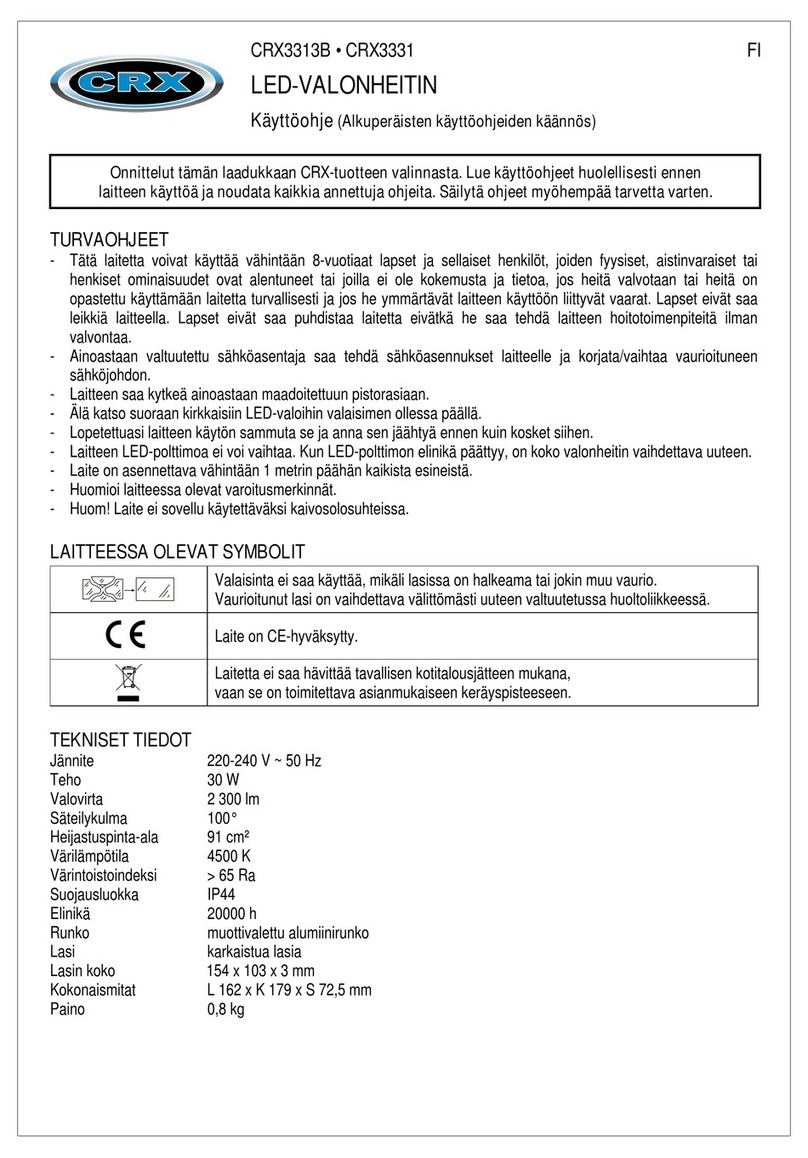 CRX CRX3313B manual