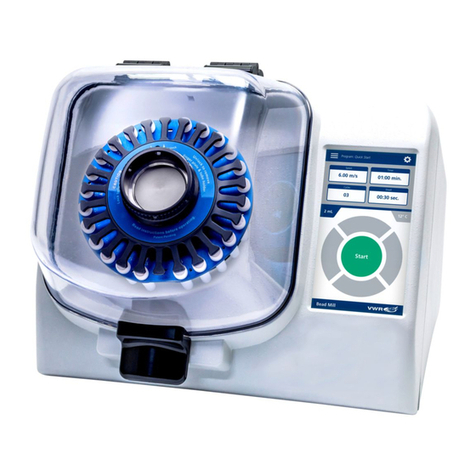 VWR Bead Mill MAX quick start guide
