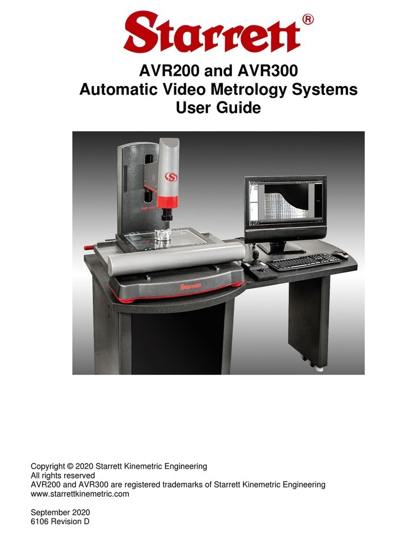 Starrett AVR200 user guide