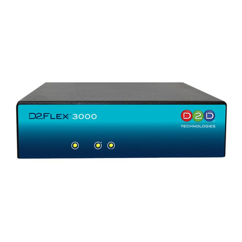 D2D FLEX 3000 User manual