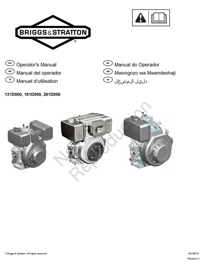 Briggs & Stratton 131D000 User manual