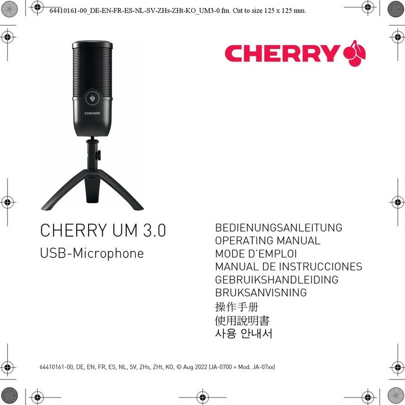 Cherry UM 3.0 operating manual