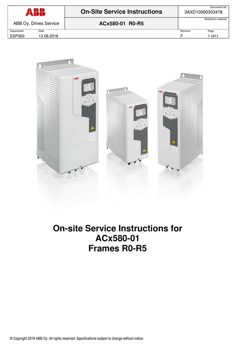 ABB ACx580-01-02A6-4 Service instructions