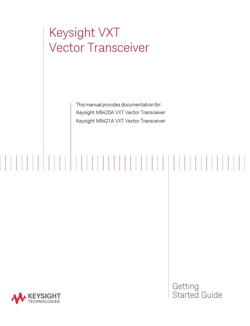 Keysight Technologies M9420A User manual