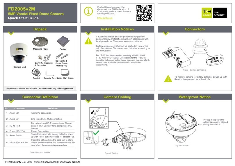 TKH security FD2005v2M User manual